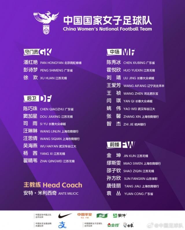 星空体育官方入口-女足集训名单：吴海燕霍悦欣入选 留洋球员未在列